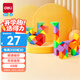 得力（deli）彩虹色魔尺48段百變彈力耐彎折兒童玩具生日禮物YP146-48
