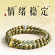 締晶綠檀木手串女男款水晶轉(zhuǎn)運(yùn)手鏈盤玩檀香多圈木質(zhì)佛珠生日禮物 檀木雙層手串【高檔禮盒裝】