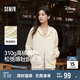森馬（Semir）迪士尼外套女中長款連帽寬松針織衛(wèi)衣2025春休閑夾克109125108001