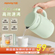 九陽（Joyoung）熱水壺燒水壺電水壺 雙層壺體 304不銹鋼 1.5L家用0膠水電水壺 K15FD-W112
