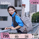 Kipling【七夕禮物】男女款25秋冬新款輕便簡約大容量雙肩包|MICAH 云灰色