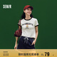 森馬（Semir）[商場同款]哈利波特聯(lián)名短袖T恤女短款2025修身夏裝101325100075
