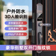 凱施曼 別墅大門指紋鎖可視對講密碼鎖入戶大門銅門全自動雙開門智能鎖 黑古銅 人臉識別版