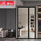 塞納春天 推拉門(mén) 廚房衛生間門(mén)陽(yáng)臺 定制移門(mén)廚衛門(mén)合金子母門(mén)定制 玻璃門(mén) TLC212 單包