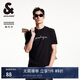 杰克·瓊斯（JACK&JONES） 字母膠印潮百搭上衣短袖時尚柔軟舒適羅紋圓領(lǐng)T恤男裝225101115