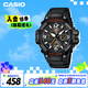 卡西歐（CASIO）手表男時(shí)尚防水運(yùn)動(dòng)學(xué)生考試電子兒童表男友禮物MCW-100H-1A