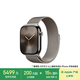 Apple/蘋果 WatchSeries10智能手表GPS+蜂窩款46毫米原色鈦金屬表殼金屬原色米蘭尼斯表帶S/M MC7M4CH/B