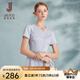 經(jīng)典故事（JANE STORY）經(jīng)典故事法式v領(lǐng)收腰連衣裙女2025新款夏季優(yōu)雅職場(chǎng)穿搭純色裙子 淺藍(lán)色 M