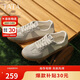 他她（TATA）休閑透氣阿甘鞋男鞋復(fù)古運(yùn)動(dòng)鞋板鞋OEY02BM5 灰/米 39