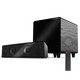 2025新品無線藍(lán)牙音箱木質(zhì)家用HIFI超重低音炮U盤電腦臺(tái)式車載音 110W+10寸300W低音炮（黑色）