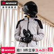 賽羽（SCOYCO）摩托車騎行服男套裝冬季保暖防水拉力服賽車機(jī)車防摔通勤裝備風(fēng)范 JK178-2騎行服-蒸汽灰-冬季新款 XL