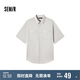 森馬短袖T恤男戶(hù)外簡(jiǎn)工裝襯衣外套夏季易打理上衣101324104124