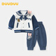 DUUDUU童裝女童秋季棒球服套裝寶寶春裝外套嬰兒長(cháng)褲外出衣服 兔子 120