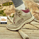 keen官方 TERRADORA FLEX MID WP 女子戶外休閑登山徒步女鞋 灰褐色/酒粉色-1026878 37