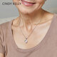 Cindy Kelly精致高級(jí)感珍珠銀項(xiàng)鏈實(shí)用首飾走心女生日七夕情人節(jié)禮物送女友 萌生珍珠項(xiàng)鏈