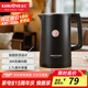 金灶（KAMJOVE）1.7L大容量無縫內膽電熱水壺燒水壺雙層隔熱防燙快速壺開水壺 E-18 1.7L 寶石黑