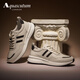 雅格獅丹（Aquascutum）男鞋2025夏季新款真皮休閑鞋防滑增高透氣運(yùn)動(dòng)鞋 白色 39 (245mm) -適合運(yùn)動(dòng)鞋40碼