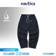 nautica white sail白帆×cityboy 日系中性寬松休閑褲PW5216 深藍色41C M