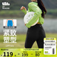 蕉下（beneunder）打底褲女瑜伽褲春夏鯊魚褲外穿運(yùn)動(dòng)速干高彈緊身短款揮律漫暮黑M