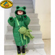 G.DUCKKIDS童裝名品 兒童羽絨服男女童2022冬季新款寶寶中長(cháng)款青蛙棉衣外套2