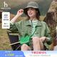 哈吉斯（HAZZYS）女裝 春秋款女士寬松休閑工裝風(fēng)夾克女ASVSU0BAX05 綠色GR M (160/84A 38)