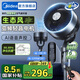 美的（Midea）空氣循環(huán)扇電風(fēng)扇落地扇家用搖頭臺(tái)式桌面兩用電扇可拆洗節(jié)能立式輕音輕羽毛扇宿舍低噪臺(tái)扇 【AI語音交互 一級(jí)能效】直流變頻GDI24FD