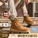 駱駝（CAMEL）雪地靴冬季新款高幫加絨保溫鎖暖復(fù)古經(jīng)典戶外徒步工裝靴男 G14W136663 土黃 42