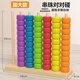 木丸子木質(zhì)串珠早教計算架顏色對對碰幼兒園寶寶訓練思維玩具兒童節禮物 木質(zhì)加大串珠對對碰