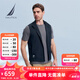 諾帝卡（NAUTICA）【商場(chǎng)同款】男裝春夏新款水溶紗涼感透氣舒適馬甲背心男JM4112 深空藍(lán)41C S