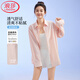 浪莎休閑防曬襯衫外套女夏2025新款防紫外線純色寬松韓版微透薄紗襯衣