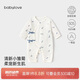 babylove新生兒連體衣夏季薄款透氣純棉初生寶寶哈衣嬰兒衣服爬服空調(diào)服
