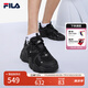 FILA 斐樂貓爪鞋4代男鞋復(fù)古老爹鞋時尚休閑運動鞋透氣厚底鞋貓爪6 黑-BK （貓爪4） 43