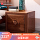 光明家具 實(shí)木床頭柜現(xiàn)代中式床邊儲(chǔ)物柜抽屜柜1411 床頭柜