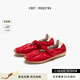FOOT INDUSTRY 足下工業(yè) 「2025新款」 瑪麗珍紅色魔術(shù)貼休閑舒適薄底女鞋夏季 中國(guó)紅/古白色 （建議拍大一碼） 37