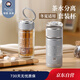 瑞堡奧路 RAINBOW ORIGINAL瑞堡套裝茶水分離杯大容量高檔雙層玻璃杯保溫杯便攜泡茶杯送禮