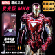 中動(dòng)玩具馬克鋼鐵俠手辦正版復仇者聯(lián)盟玩具男生模型生日禮物周邊擺件高達 【可發(fā)光】發(fā)光版 MK6 正版現貨 豪華禮盒包裝