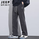 JEEP SPIRIT吉普褲子男燈芯絨秋冬季休閑褲男士衛直筒運動(dòng)長(cháng)褲加絨加厚