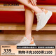 斯凱奇（SKECHERS）糕糕鞋女鞋夏季厚底增高休閑鞋透氣軟底輕便運(yùn)動(dòng)鞋松糕鞋117519