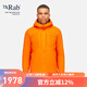 RabRAB睿坡Xenair Alpine男士防潑水透氣棉衣戶(hù)外運動(dòng)棉服夾克QIP-09 橙色-MAM M