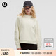 lululemon丨 Scuba 女士寬松款側(cè)開口連帽衫 LW3IU6S 骨白 M /L