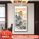 良木旭日東升手繪泰山日出國(guó)畫入戶玄關(guān)中堂掛畫裝飾畫水墨山水畫壁畫 A-旭日東升 50*100cm高清微噴 雅致胡桃實(shí)木框【實(shí)木細(xì)框】