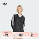 adidas復(fù)古運(yùn)動(dòng)長(zhǎng)袖POLO衫女裝阿迪達(dá)斯官方三葉草 黑色     S
