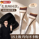 JCZS德國品牌一字粉底刷化妝工具扁頭扇形無(wú)痕不吃粉底妝化妝面膜刷子 底妝cp咖色+黑色+粉底刷贈收納盒