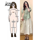 艾美琦美（AIMEIQIMEI）大碼女裝胖妹妹200斤夏季2025新款鹽系連衣裙子女套裝遮肚子顯瘦 綠色襯衫+杏色半身裙 2XL [建議140-160斤]