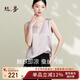 絲界真絲緞面吊帶背心女100%桑蠶絲打底衫內(nèi)搭高級絲綢顯瘦上衣可外穿