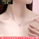 法蔻（farcoko）品牌跳動(dòng)的心項(xiàng)鏈女日韓鎖骨鏈時(shí)尚飾品七夕情人節(jié)生日禮物送女友 跳動(dòng)的心(純白)