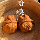 山中玉【三棱】文玩核桃正奔三菱手把件蛤蟆頭南疆石獅子頭麻核桃男送禮 39-40mm金蟾蛤蟆頭+8件套