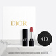 迪奧DIOR鎖定紅唇口紅氣墊禮盒(絲絨720+緞光0N)化妝品生日禮物送女友