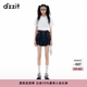 DZZIT地素牛仔褲2025夏季新款天絲原牛工裝摩登褲子女3J2R1151T 深藍(lán)色 S