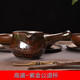 閩茶府建盞茶具水杯 高盛紫金油滴功夫茶道茶壺公道杯 陶瓷茶盞保溫杯 天目窯變水杯 禮品禮盒主人杯茶碗 柴金公道杯